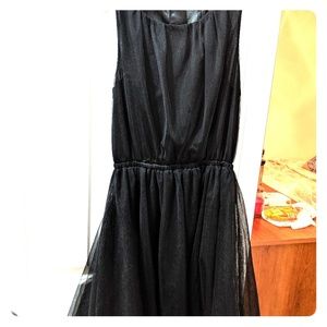 Sleeveless Black Tulle H&M Dress